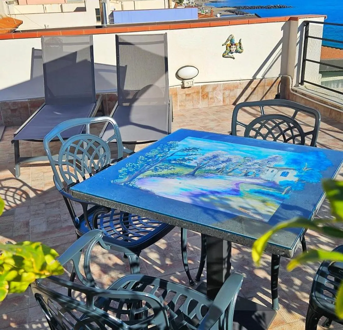 Panoramic Terrace Room Giardini Naxos Apartment